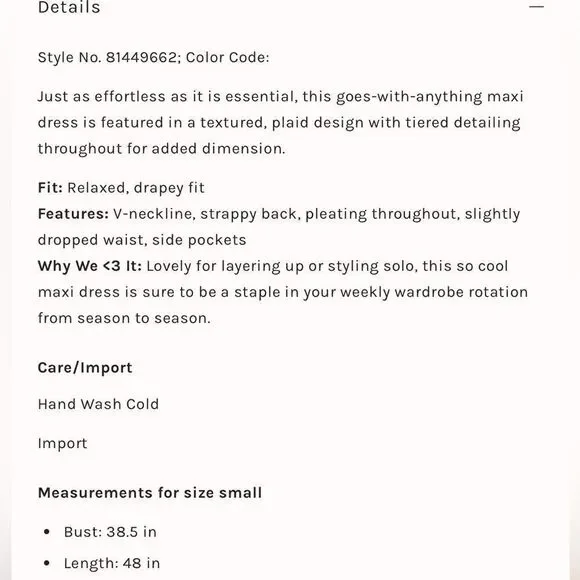 New Free People Marigold Maxi Dress/ size S - Picture 10 of 11